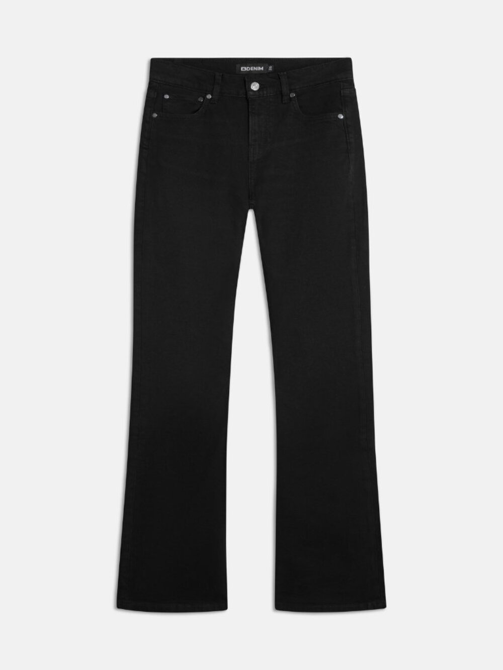 EB Denim Maria Slim Bootcut Jean in Noir black